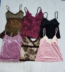 Velvet Cami Tops