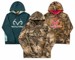 Real tree & jungle print hoodies