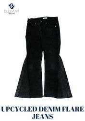 Upcycled Denim Flare Jeans - EVR0260