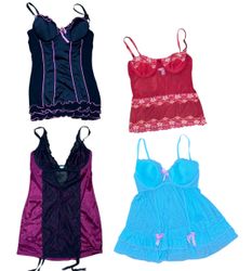 Y2K Dark Cloure Nighties 10 pcs At 1234