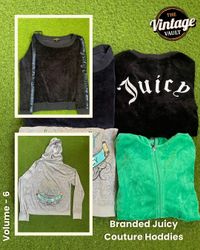 Branded Juicy Couture Hoodies, Volume : 6 , 6 Piec..