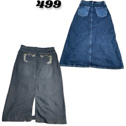 Denim Long Skirts (brands)Annie & Style etc #499.