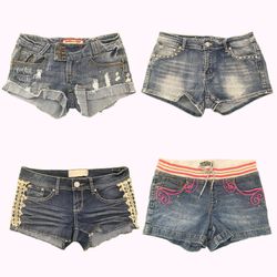 Y2k SO Damen Jeansshorts Auswahl B2F-350