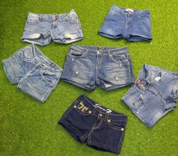 8113 - Upcycled Denim Shorts