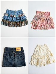 Y2k maxi jupes 10 pcs