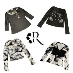 Y2K Unique Girl Printed Full Sleeve Tops RW-2491