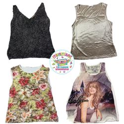 Vintage Y2K Tank & Cami Bundle – 10pcs | VR354