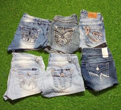 ANGELS JEANS , VANITY MINI SHORTS (C 334)