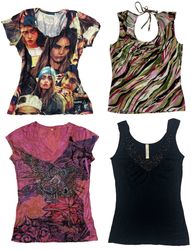Late 2000s Hipster Pop Culture Tops: TT-325