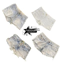 Y2k NYC IT GIRL DENIM SHORT B2F-214