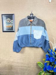 Upcycled Levi’s crop jacket 🐒