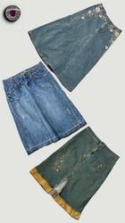 Y2k denim skirts WR2083