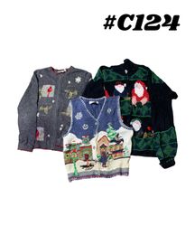 Wholesale Vintage Christmas Sweaters Bundle | 10pc..