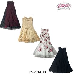 Y2K Glam Maxi Dress For Party Nights (DS-10-011)