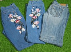 JEANS DE AMETISTA Y OTRAS MARCAS MEZCLADAS (B 171)