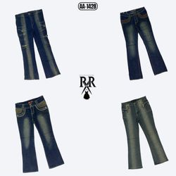 Y2K unique Denim jeans ( AA-1428)