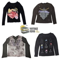 Zucca Long Sleeve Printed T-Shirts