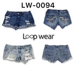 Y2K Britney Era Denim Mini Shorts
