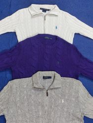Polo Ralph Lauren Suéteres de Tricô com Trama em C..