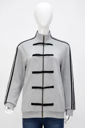 CR2216 UPCYCLED TOGGLE ZIP TRACK JACKET