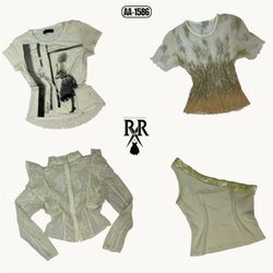Y2k Soft Girl Aesthetic Mix Tops (AA-1586)