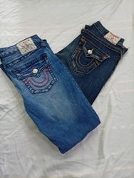 CR10941 Vintage True Religion Flare and Straight J..