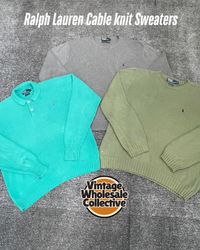 🔴 Ralph Lauren Cable Knit Sweaters - (18/09)