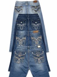Y2K Embroidered Bootcut Jeans 🔥 #311