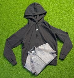 6751 - Gymshark Cropped Hoodies, turtle Neck,¼ zip..