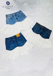 UPCYCLED Levis Denim Skirts - EVR0511