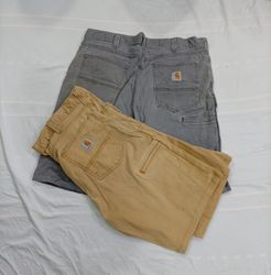 CR11138 Upcycled Carhartt Double-Knee Shorts