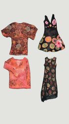 Women's Printed Blouses and Dresses Selection
