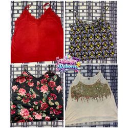 Y2K Vintage Floral, Lace & Statement Cami Bundle |..