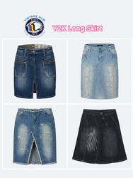 Y2K Long Skirt