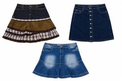 Denim Mini Skirts