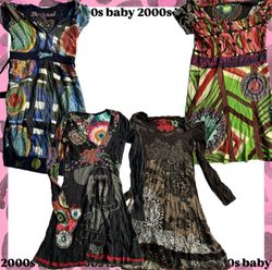 Desigual Fever Dream dresses-209