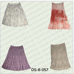 Y2K Cotton Maxi Skirt – Vintage-Inspired Long Casu..