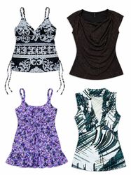 Y2K sheer Blouse 10 pcs At 1548