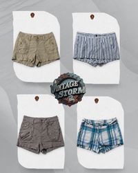 Y2K Cotton Shorts