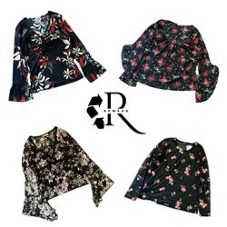 Y2K Women's Floral and Printed Blouses RW-2597