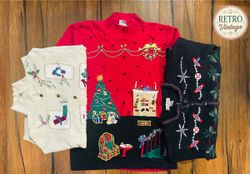 vintage Christmas knits  |E|