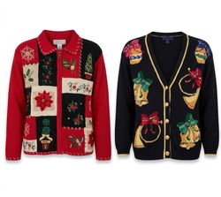 (FV-2608) Vintage style Christmas Knitwear | Novel..