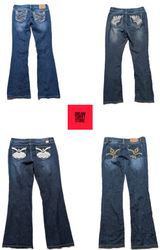 DESIGNER BOOTCUT WOMEN'S JEANS BRAND'S INCLUDED RO..
