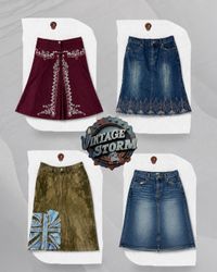 Jupon en denim Y2K revendeur