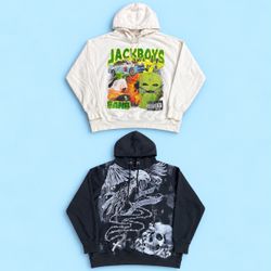 Graphic Printed Hoodies Stack Selection