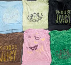 SD 602 Juicy Couture Velour Zip Hoodies