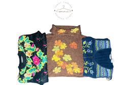Retro floral knits