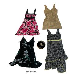 Y2K Poly Dress – Vintage Women’s Retro Mini Dress ..