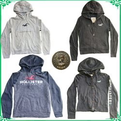 Hollister Hoodies Bundle Zip-Up Button & Pullover ..