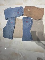 Carhartt and Dickies jeans